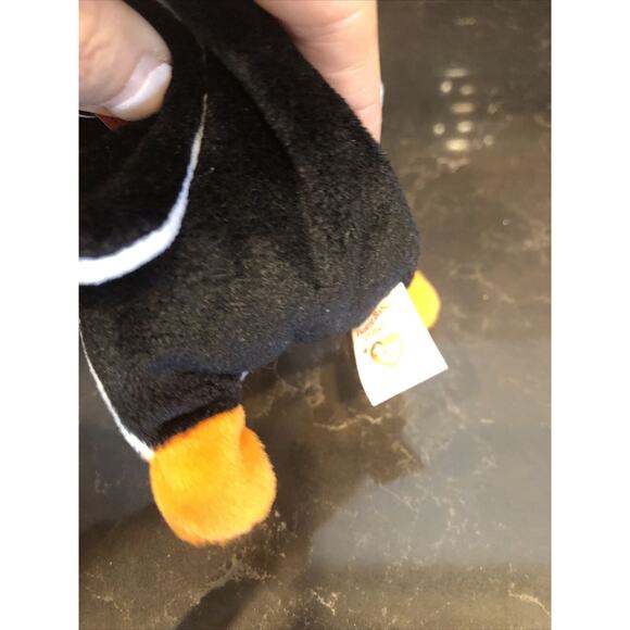 Lot Of 3 TY Beanie Baby PUFFER the Puffin & WADDLE the Penguin 5-6" Plush - Picture 7 of 7